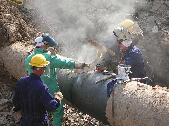 Can East-West relations be repaired as easily as this gas pipeline? Photo: Matthew Thorn via Flickr.com.