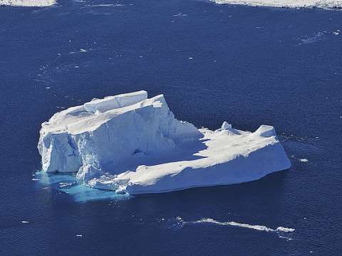 This iceberg in the Amundsen Sea was once part of a glacier. Photo: NASA HQ PHOTO via Flickr.