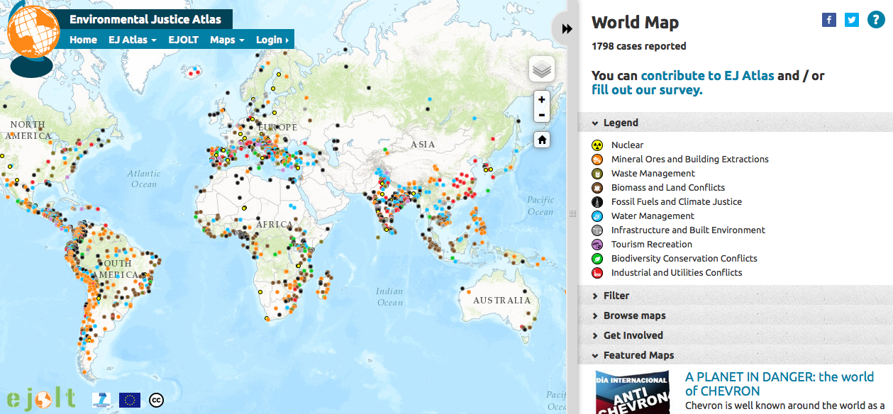 photo of Charting Environmental Conflict - The Atlas of Environmental Justice image