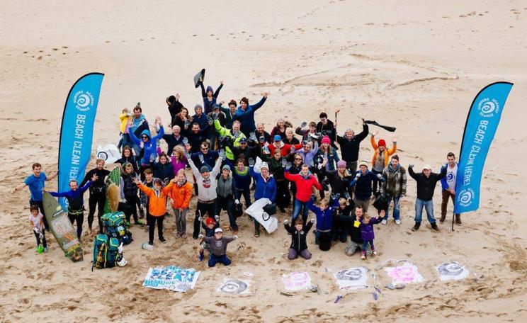 Surfers Against Sewage beach clean
