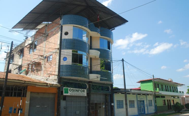 OSINFOR's office in the town of Atalaya in Peru's Ucayali region.