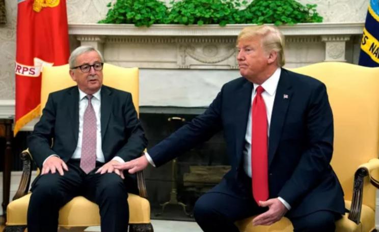 Trump meets Juncker in White House