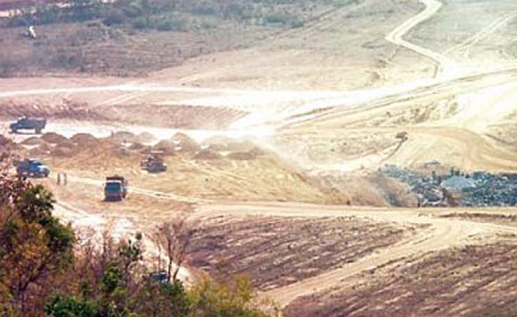 Burma mine site