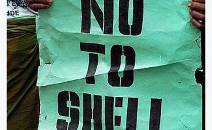 Say no to Shell poster