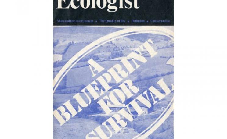 Ecologist cover A Blueprint for Survival January 1972