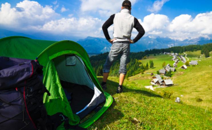 How to…pitch a tent and make it stay put