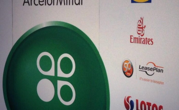 Corporate logos on show at COP19.