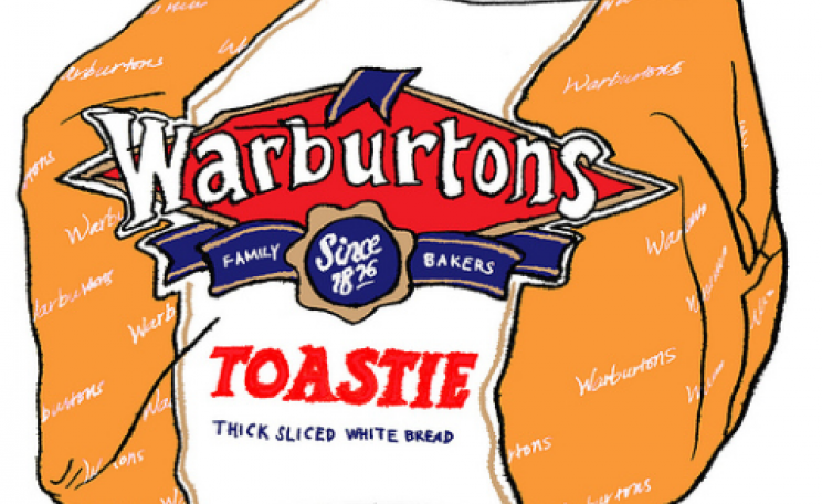 Warburtons 'Toastie'. Graphic by Hwa Young Jung via Flickr.com.