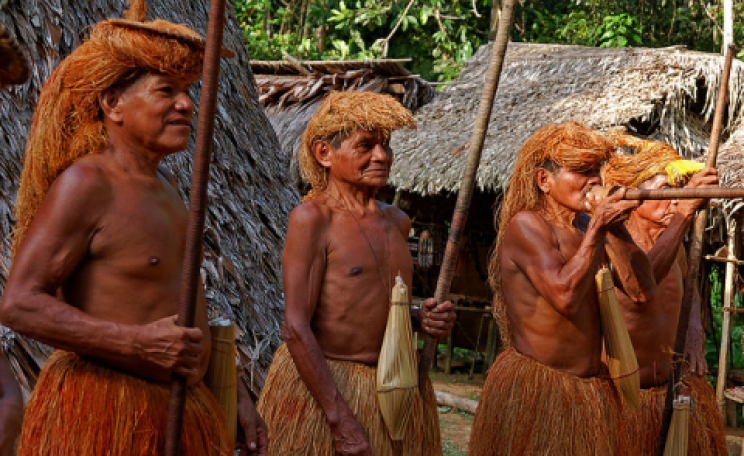 Yagua Indians in the Peruvian Amazon. Photo: chany crystal via Flickr.com.