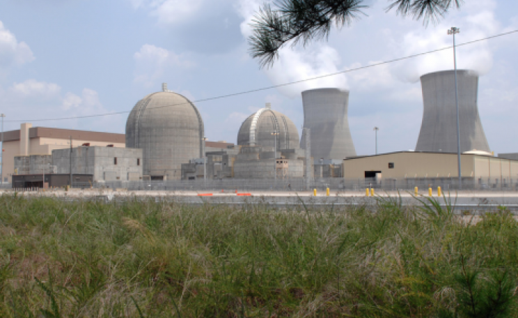 An AP1000 reactor is under construction at Vogtle Electric Generating Plant, Georgia. Units 1 and 2 pictured here. Photo: Nuclear Regulatory Commission via Flickr.com.