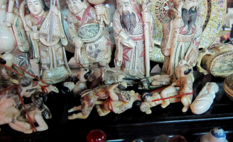 Ivory carvings depicting various sex acts on sale in Bangkok, November 2010. Photo: Thomas Quine via Flickr.com.