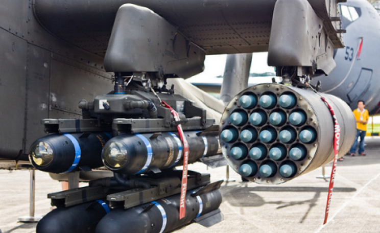 AGM-114 Hellfire Anti-Tank missiles and Hydra 70mm rockets. Photo: LH_Wong via Flickr.com.