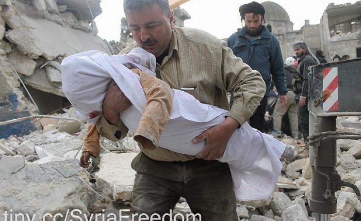 An early victim of climate change? Aleppo, 29th January 2014. Photo: Freedom House via Flickr.com.