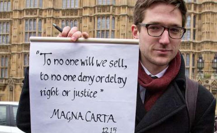 'To no one will we sell, to no one deny or delay right or justice.' Magna Carta. Photo: Chris Beckett via Flickr.