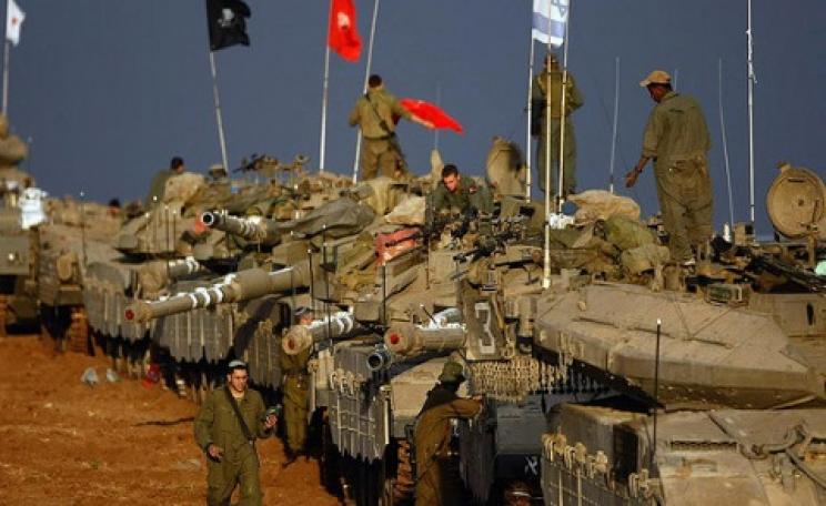 Israeli tanks massing on the Gaza border ... but do the soldiers know what they're really fighting for? Photo: Amir Farshad Ebrahimi via Flickr.