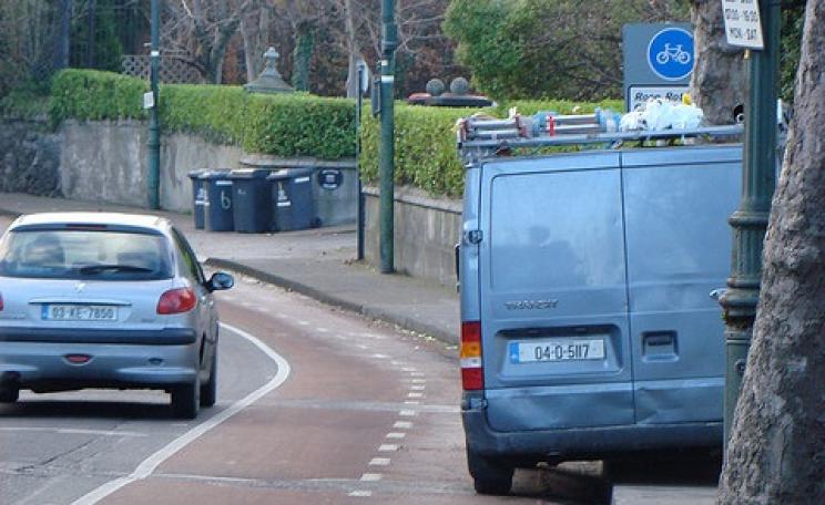 It's all very well painting cycle lanes onto roads - but we must do far, far more than that to make cycling a safe and pleasant transport option. Photo: Cian Ginty via Flickr.
