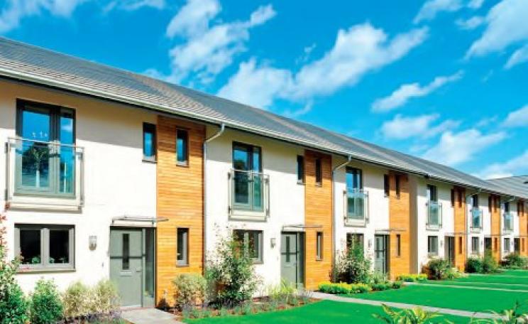 A 'net zero carbon' development of 780 homes at Graylingwell Park, Chichester, with a centralised gas-fired combined heat and power (CHP) system run by an independent energy services company. Photo: Zero Carbon Hub.
