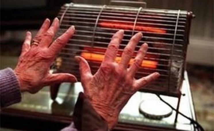 Reduced to one meagre bar of an electric fire, an old lady fights to keep warm in Perth, Scotland. Meanwhile Centrica's CEO rakes in £3.7 million a year. Photo: Ninian Reid via Flickr.