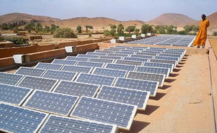 Smart countries are going for renewables - like Algeria, where these panels are located. Photo: Magharebia via Flickr (CC BY 2.0).
