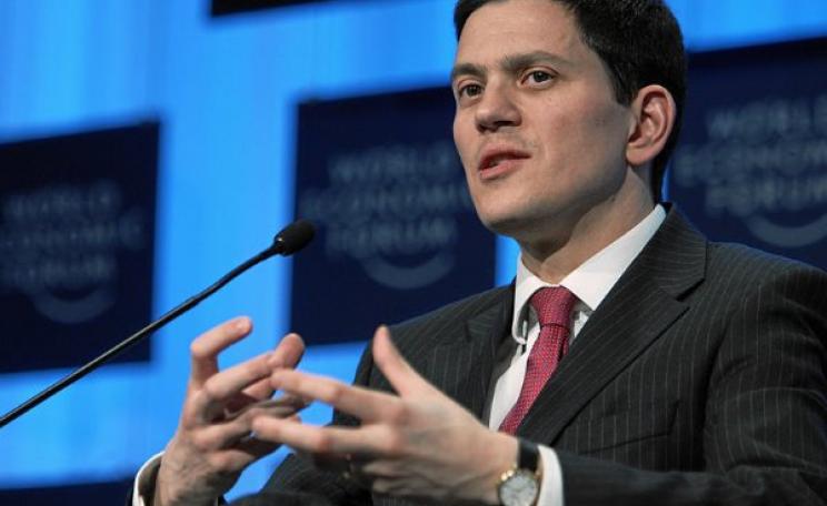 How much is his speech really worth? David Miliband at the World Economic Forum Annual Meeting Davos 2008. Photo: World Economic Forum via Wikimedia Commons.