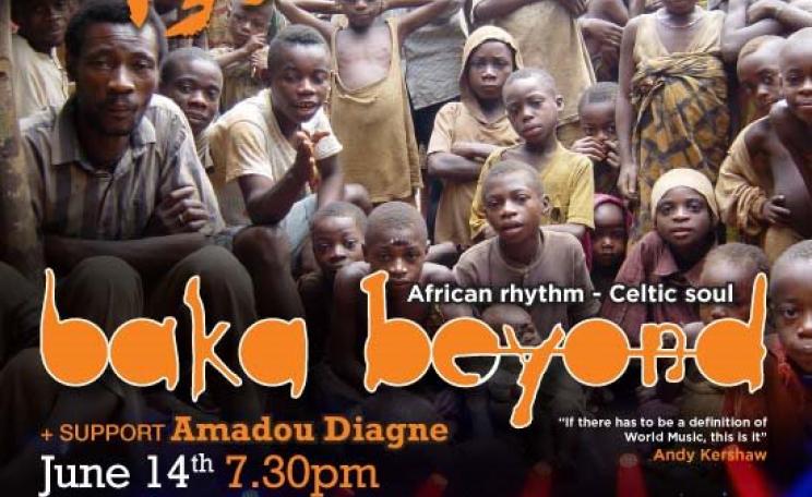 Flyer (cut) for the concert taking place in London this Sunday 14th June. Image: Baka Beyond.