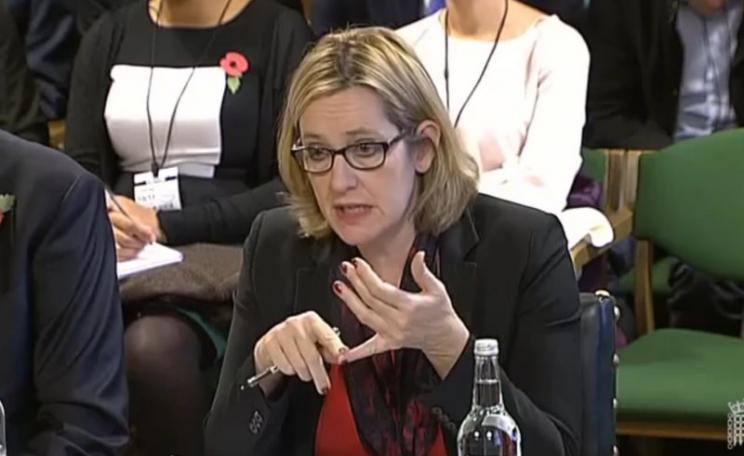 Energy Secretary Amber Radd fielding questions in the Energy and Climate Change Committee today, 10th November 2015. Photo: still from parliamentlive.tv.