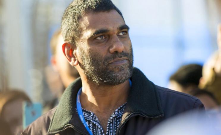 Greenpeace executive director Kumi Naidoo at COP21, 9th December 2015. Photo: UNclimatechange via Flickr (CC BY).