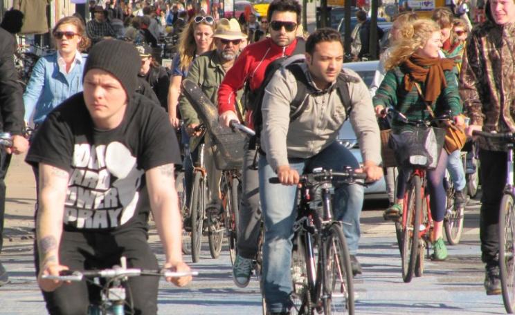 Cyclists in the Copenhagen rush hour. Photo: MarkA via Flickr (CC BY-NC-SA).