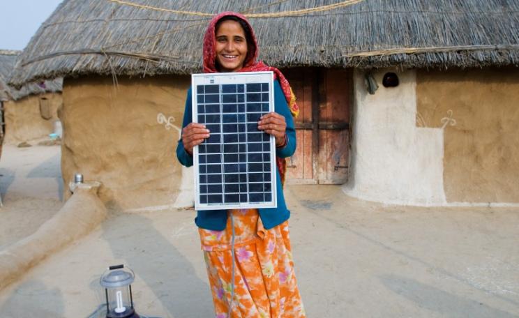 A female solar engineer from Rajasthan, India - just one of many who could have benefitted from the work to create the National Solar Mission. Photo: Knut-Erik Helle via Flickr (CC BY-NC 2.0)