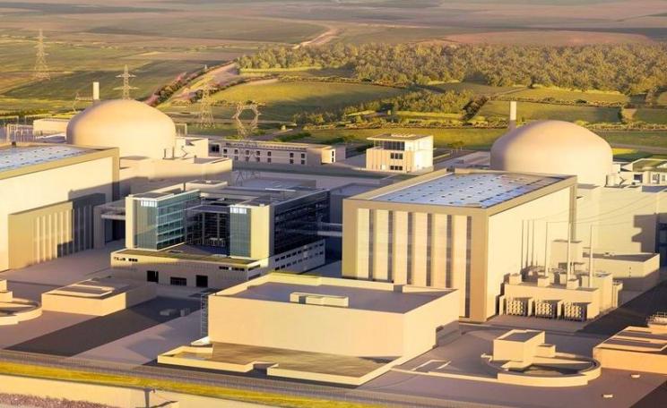 Artist's impression of the Hinkley Point C nuclear plant. Image: EDF Energy.