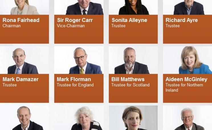 The BBC trustees who, collectively, decided against allowing the Green Party of England & Wales to give a single national broadcast for the 2016 election despite winning over 1 million votes in 2015. Photo: from BBC Trust website.
