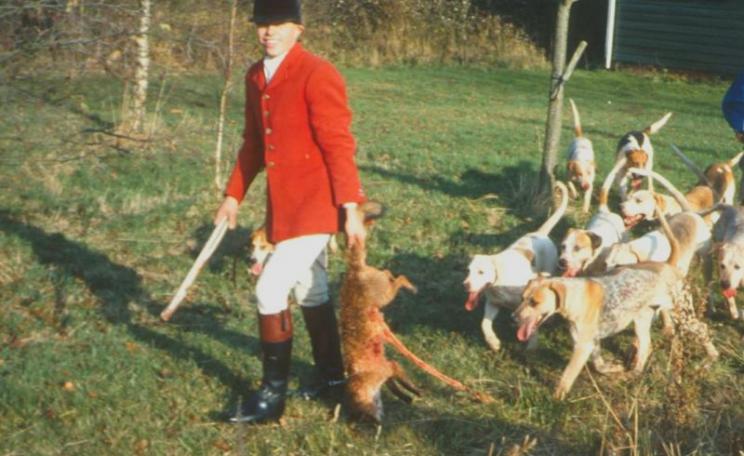 A legal fox kill before the 1994 ban. But in truth, little has changed since. Photo: League Against Cruel Sports.