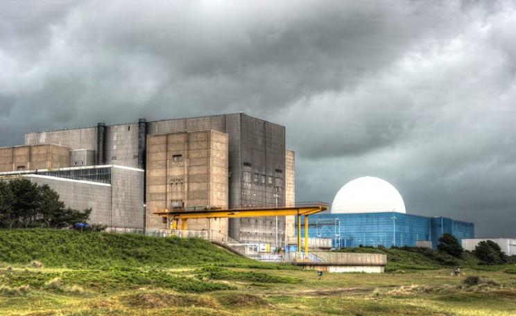 Sizewell nuclear power station in Suffolk: Sizewell A on the left and Sizewell B on the right. Photo: Mark Seton via Flickr (CC BY-NC).