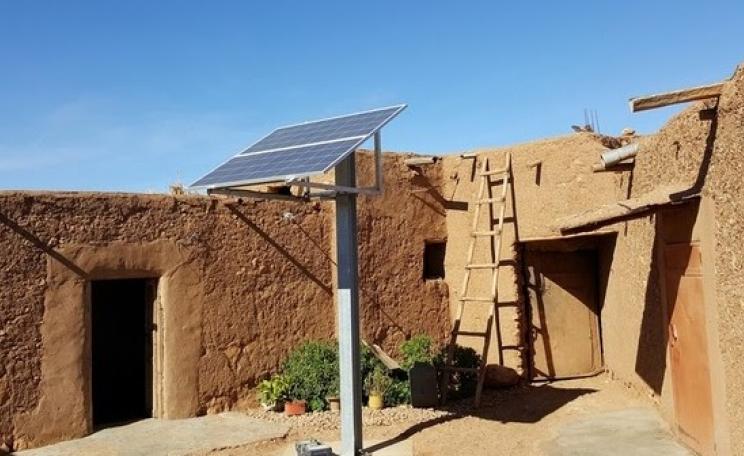 An example of decentralised solar project installed in Morocco