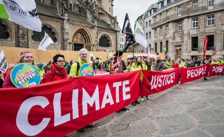 The call for urgent climate action during COP23 in Bonn by activists and NGOs is supported by the science. Images via COP23Demo on Flickr.