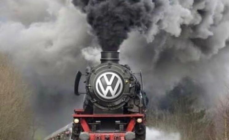 Spoof image mocking VW after the 'Dieselgate' scandal in which car makers evaded carbon emissions tests. (C) imageflip.com