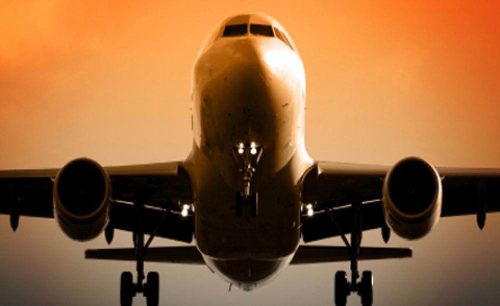 aeroplane takes off