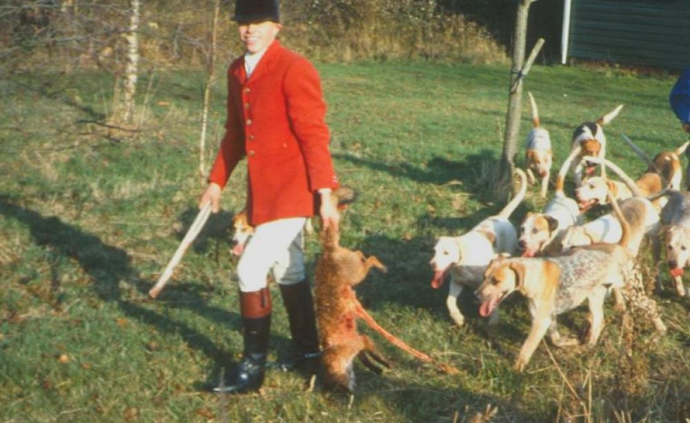 A legal fox kill before the 1994 ban. But in truth, little has changed since. Photo: League Against Cruel Sports.