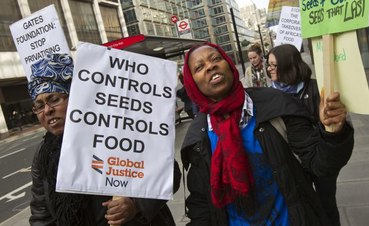 Food sovereignty protest