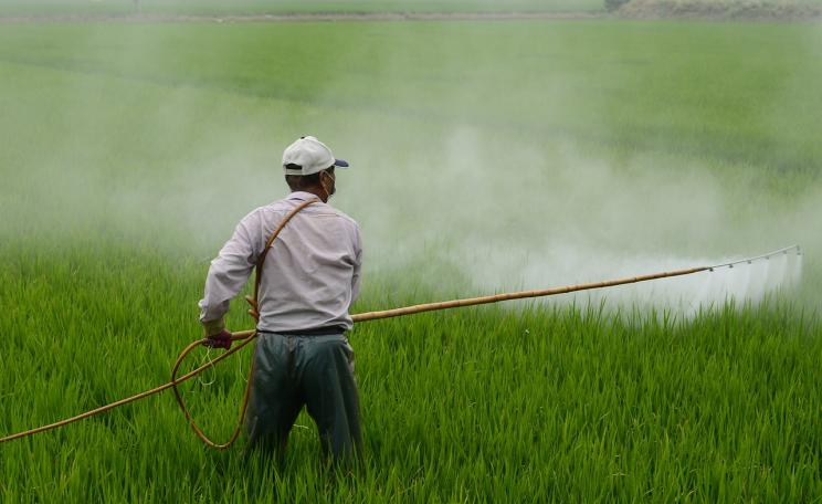 Pesticide spraying