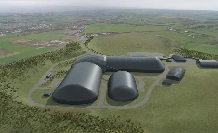 Artist's impression of Woodhouse Colliery, Cumbria 