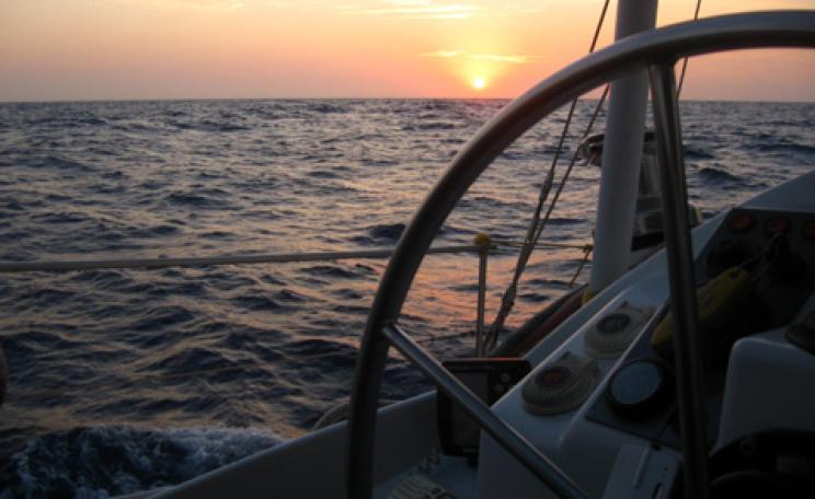 View from catamaran