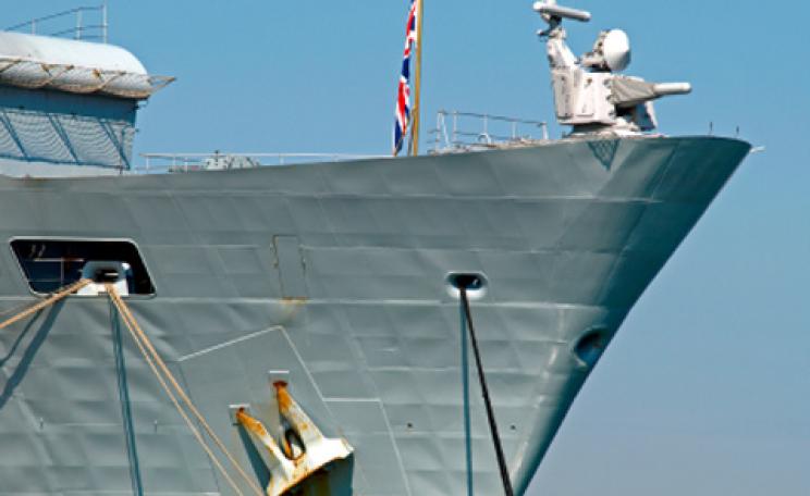 US warship