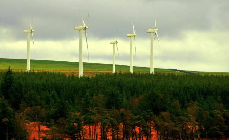 Labour must make green the new red. Wind Farm near Oxton, Scottish Borders. Photo: raghavvidya via Flickr (CC BY-NC-ND).