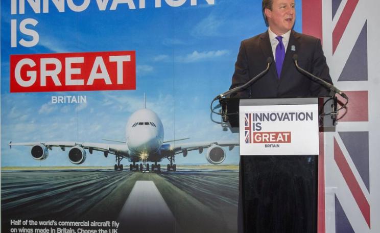 UK Prime Minister David Cameron is all for innovation - and that includes highly innovative interpretations of UN Resolution 2249 to permit military force, and of the right to 'self defence' to justify attacking distant targets that present no threat. Pho