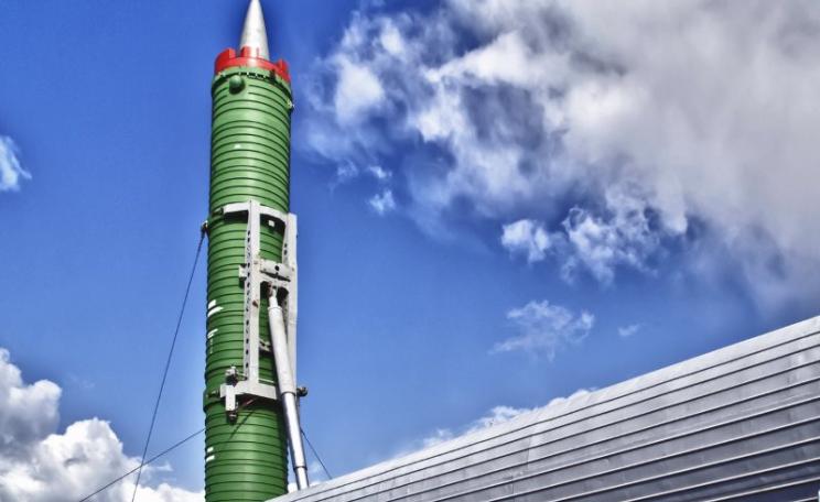 The RT-23 was a Soviet ICBM produced until 1991. It is cold launched, and comes in silo and railway car based variants. It is a three stage missile that uses solid fuel and thrust vectoring for the first stage, with 10 MIRV warheads, each with 550 kT yiel