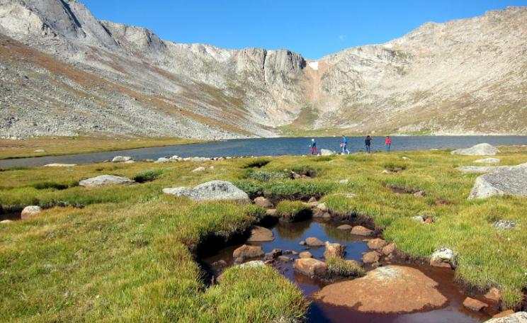 There's carbon in the world's permafrost soils, like these at Summit Lake, Mount Evans/ Mount Spalding, Colorado - more than in the entire atmosphere!  Photo: Wally Gobetz via Flickr (CC BY-NC-ND).