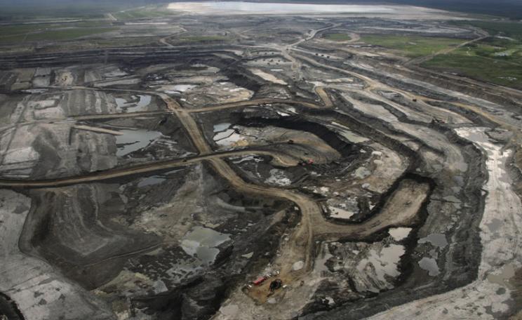 A landscape created by a love of oil